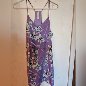 Peppermint Floral Purple Dress